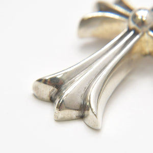 CHROME HEARTS クロムハーツ スモールCHクロス ウィズベイル ペンダント チャーム 重量約22.63g シルバー シルバー925 美品 中古 4a007036