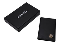 Load image into Gallery viewer, 極美品 CHANEL シャネル カードケース ココマーク 9番台 フランス製 レザー ブラック ゴールド金具 中古 4c070437