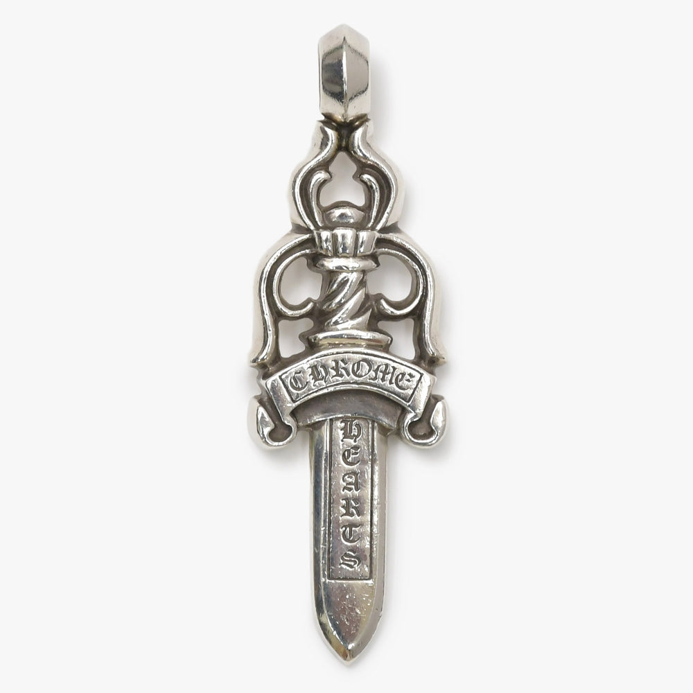 極美品 CHROME HEARTS クロムハーツ LARGE DAGGER ラージダガーペンダントトップ シルバー シルバー925 重量約39.25g 中古 4a007044