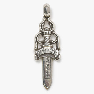 極美品 CHROME HEARTS クロムハーツ LARGE DAGGER ラージダガーペンダントトップ シルバー シルバー925 重量約39.25g 中古 4a007044