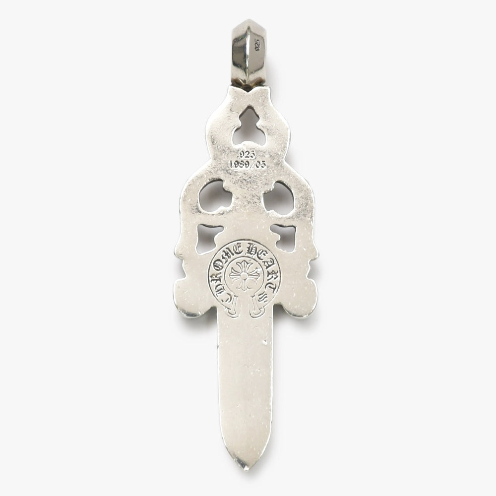 極美品 CHROME HEARTS クロムハーツ LARGE DAGGER ラージダガーペンダントトップ シルバー シルバー925 重量約39.25g 中古 4a007044