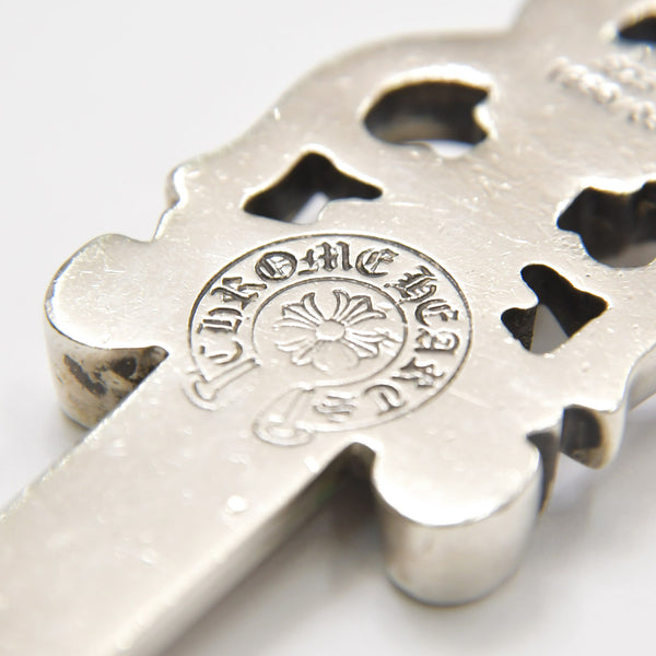 極美品 CHROME HEARTS クロムハーツ LARGE DAGGER ラージダガーペンダントトップ シルバー シルバー925 重量約39.25g 中古 4a007044