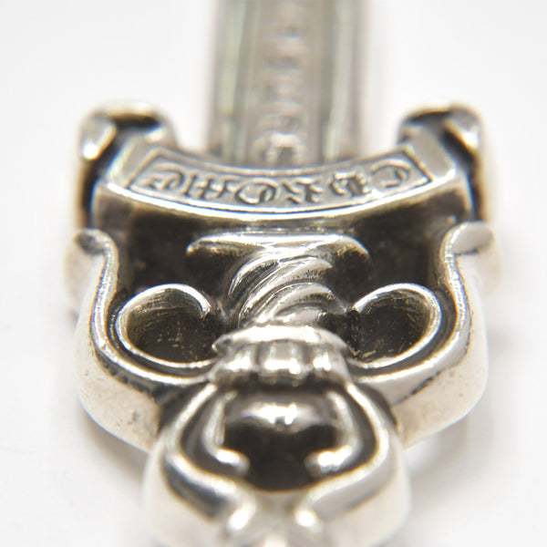 極美品 CHROME HEARTS クロムハーツ LARGE DAGGER ラージダガーペンダントトップ シルバー シルバー925 重量約39.25g 中古 4a007044