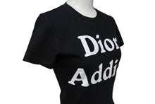 Load image into Gallery viewer, ChristianDior クリスチャンディオール アディクト Tシャツ 2H12155020 イタリア製 コットンブラック サイズ36 美品 中古 4c070455