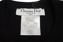 Load image into Gallery viewer, ChristianDior クリスチャンディオール アディクト Tシャツ 2H12155020 イタリア製 コットンブラック サイズ36 美品 中古 4c070455