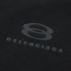 BALENCIAGA バレンシアガ Uniti Sports Icon モックネック フリース スウェットシャツ PJ71697975 フリース XSサイズ ブラック 美品 中古 4a007048