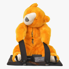 Very good condition Dolce&GDolce &amp; Gabbana bear motif backpack, animal series, fur, orange, used, item number 4a008545
