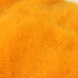 Very good condition Dolce&GDolce &amp; Gabbana bear motif backpack, animal series, fur, orange, used, item number 4a008545