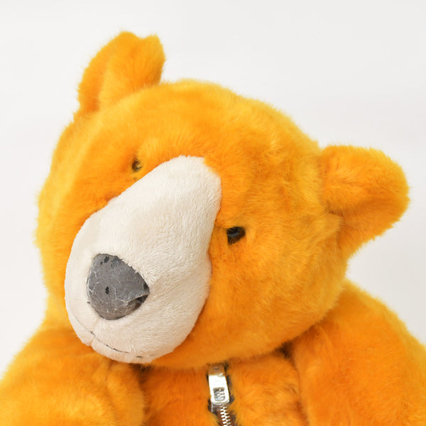 Very good condition Dolce&GDolce &amp; Gabbana bear motif backpack, animal series, fur, orange, used, item number 4a008545