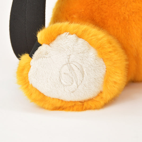 Very good condition Dolce&GDolce &amp; Gabbana bear motif backpack, animal series, fur, orange, used, item number 4a008545