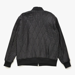 極美品 HOMME PLISSE ISSEY MIYAKE オム プリッセ イッセイ ミヤケ パデッド プリーツ ブルゾン HP73FC011 ブラック レッド 3サイズ アウター 中古 4a007066