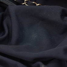 Load image into Gallery viewer, CHANEL シャネル ココカバスGM チェーントートバッグ A46887 13番台 ココマーク デニム キャンバス ストライプ シルバー金具 美品 中古 4b007857