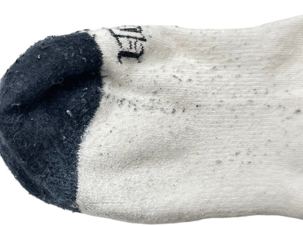 CHROME HEARTS Socks Logo Embroidery Yellow Gray White Cotton Good Used 4c071028