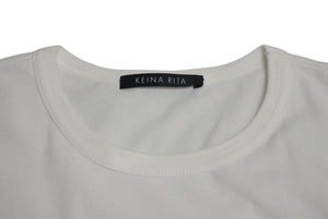 KEINA RITA ケイナリタ BOX TEE No.2 ボックスT コットン ホワイト サイズ F レディース 美品 中古 4c071352