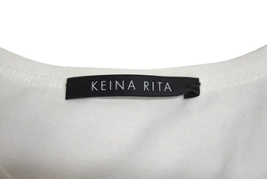 KEINA RITA ケイナリタ BOX TEE No.2 ボックスT コットン ホワイト サイズ F レディース 美品 中古 4c071352