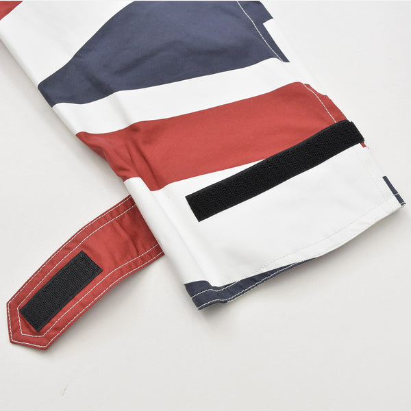新品未使用品 TAKAHIROMIYASHITA TheSoloist タカヒロミヤシタザソロイスト Back Gusset Sleeve バックガセットスリーブ ジャケット レッド ホワイト ネイビー サイズ46 中古 4a007208