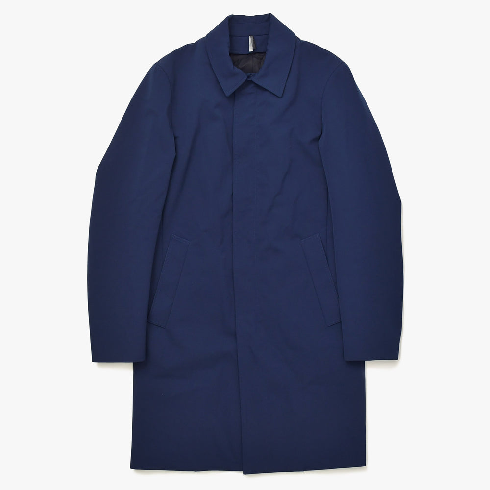 極美品 CHRISTIAN DIOR クリスチャンディオール コート 333C311H3000 イタリア製 ポリアミド ネイビー サイズ46 中古 4a007252