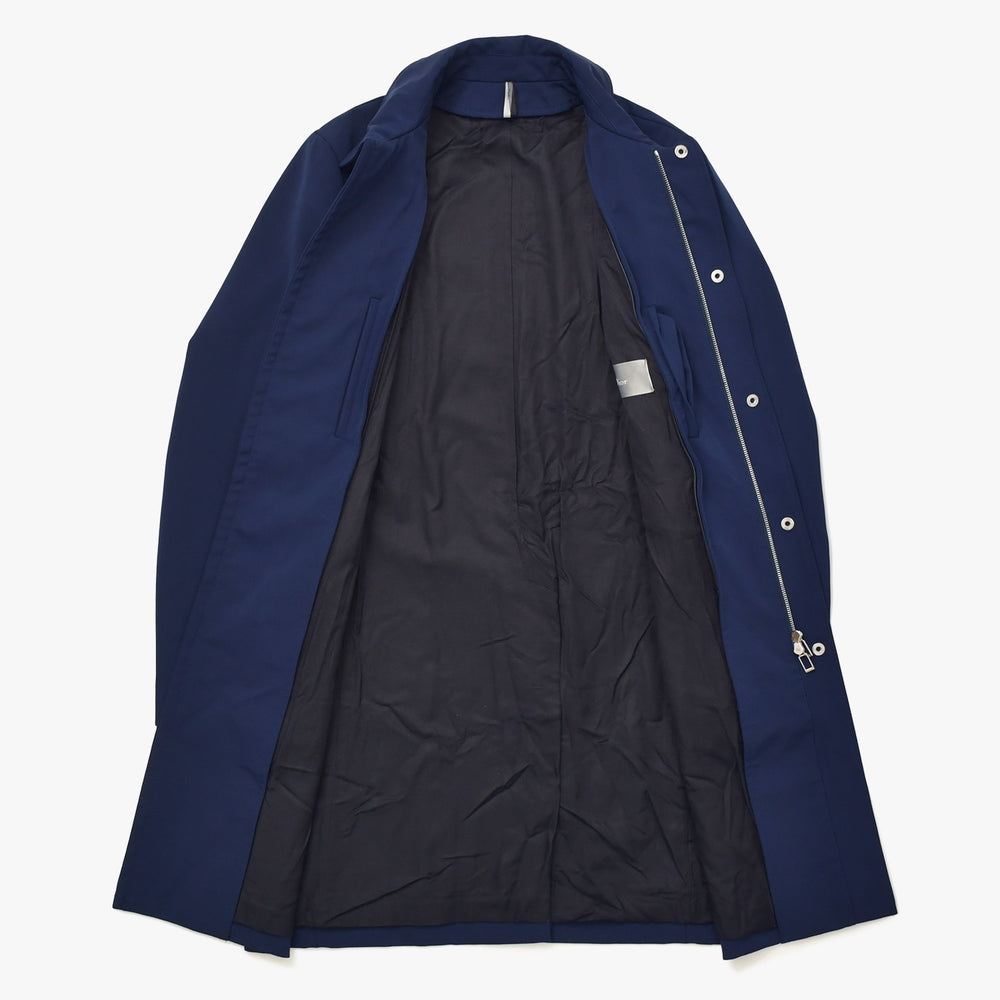 極美品 CHRISTIAN DIOR クリスチャンディオール コート 333C311H3000 イタリア製 ポリアミド ネイビー サイズ46 中古 4a007252