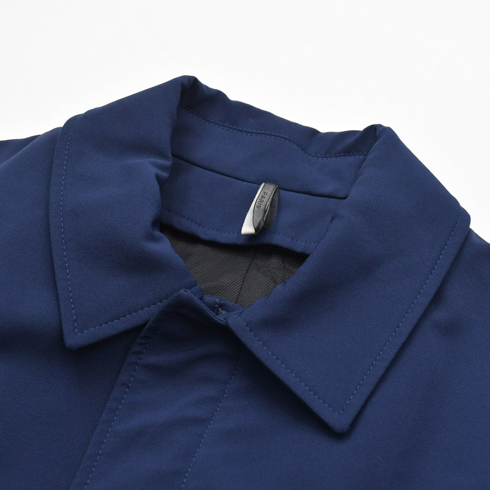 極美品 CHRISTIAN DIOR クリスチャンディオール コート 333C311H3000 イタリア製 ポリアミド ネイビー サイズ46 中古 4a007252