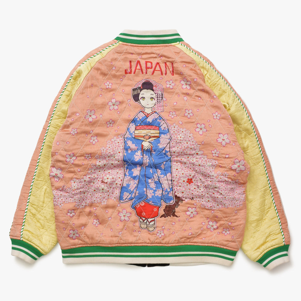 新品未使用 mononoke made モノノケ メイド REVERSIBLE SKA JAMBER リバーシブル スカジャン MT-MK8-0000-025 サイズL 中古 4a007256