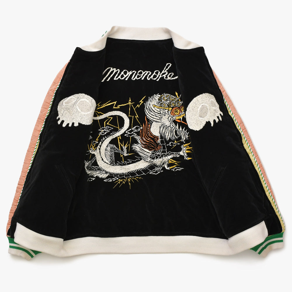 新品未使用 mononoke made モノノケ メイド REVERSIBLE SKA JAMBER リバーシブル スカジャン MT-MK8-0000-025 サイズL 中古 4a007256