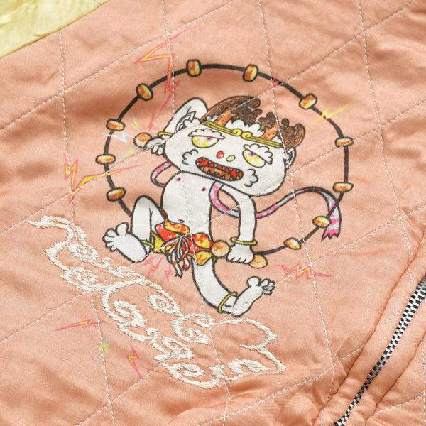 新品未使用 mononoke made モノノケ メイド REVERSIBLE SKA JAMBER リバーシブル スカジャン MT-MK8-0000-025 サイズL 中古 4a007256