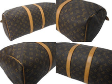 画像をギャラリービューアに読み込む, LOUIS VUITTON ルイヴィトン モノグラム キーポル45 ボストンバッグ M41428 ブラウン ゴールド金具 美品 中古 4c072890