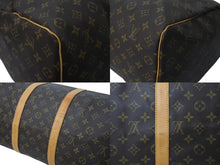 画像をギャラリービューアに読み込む, LOUIS VUITTON ルイヴィトン キーポル50 ボストンバッグ M41426 モノグラムキャンバス ブラウン ゴールド金具 美品 中古 4c072892