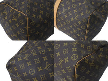 画像をギャラリービューアに読み込む, LOUIS VUITTON ルイヴィトン キーポル50 ボストンバッグ M41426 モノグラムキャンバス ブラウン ゴールド金具 美品 中古 4c072894
