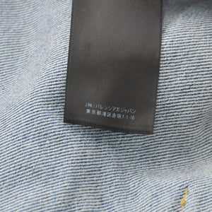 Balenciaga Raver Baggy Pants 681693 TJW60 Labor Baggy Pants, Unisex, Blue, Size 31, Excellent Condition, Used, 4a008541