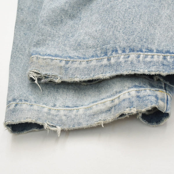 Balenciaga Raver Baggy Pants 681693 TJW60 Labor Baggy Pants, Unisex, Blue, Size 31, Excellent Condition, Used, 4a008541