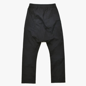 RICK OWENS リック オウエンス ドローストリングパンツ 2015SS RU15S4380-TE コットン エラステン ブラック サイズ36 美品 中古 4a007301