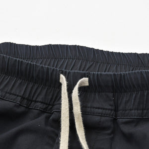 RICK OWENS リック オウエンス ドローストリングパンツ 2015SS RU15S4380-TE コットン エラステン ブラック サイズ36 美品 中古 4a007301