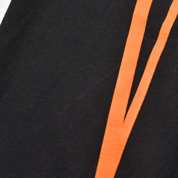 VLONE ヴィローン 長袖ロングTシャツ Logo ロゴ カットソー コットン ブラック ホワイト オレンジ 美品 中古 4a007305