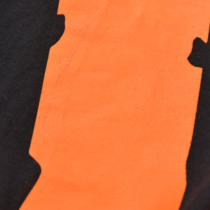 VLONE ヴィローン 長袖ロングTシャツ Logo ロゴ カットソー コットン ブラック ホワイト オレンジ 美品 中古 4a007305