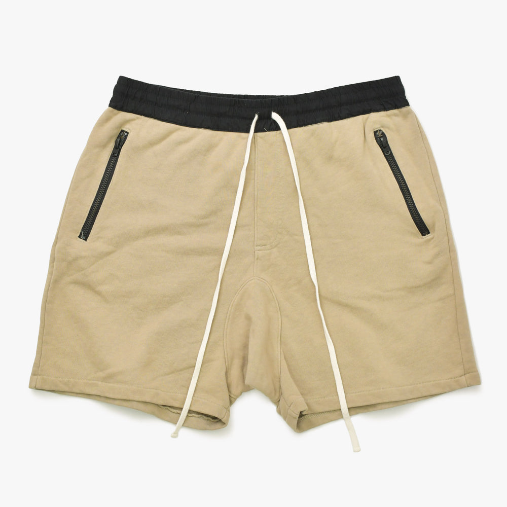 FOG ESSENTIALS エフオージー エッセンシャルズ ドローストリング スウェット ショーツ Lサイズ ベージュ ブラック ジェリーロレンゾ 美品 中古 4a007307
