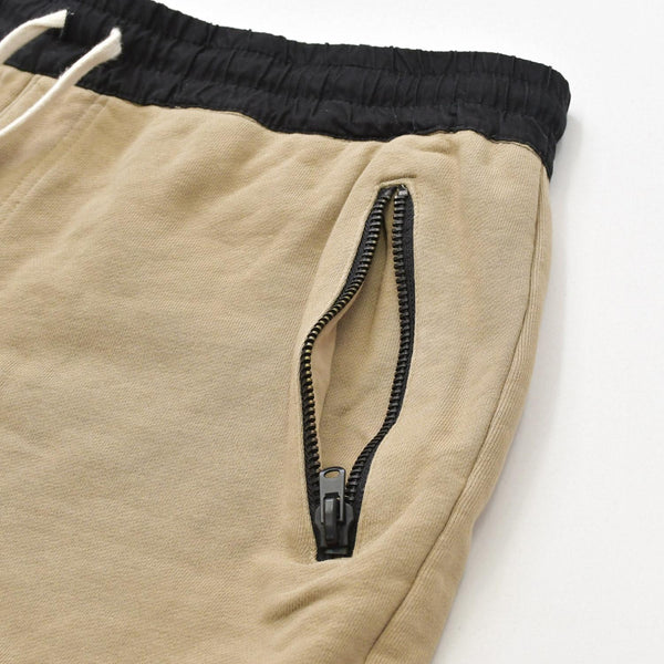 FOG ESSENTIALS エフオージー エッセンシャルズ ドローストリング スウェット ショーツ Lサイズ ベージュ ブラック ジェリーロレンゾ 美品 中古 4a007307