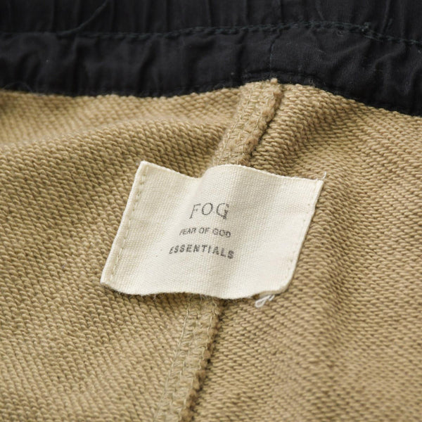 FOG ESSENTIALS エフオージー エッセンシャルズ ドローストリング スウェット ショーツ Lサイズ ベージュ ブラック ジェリーロレンゾ 美品 中古 4a007307