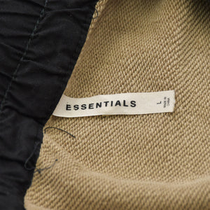 FOG ESSENTIALS エフオージー エッセンシャルズ ドローストリング スウェット ショーツ Lサイズ ベージュ ブラック ジェリーロレンゾ 美品 中古 4a007307