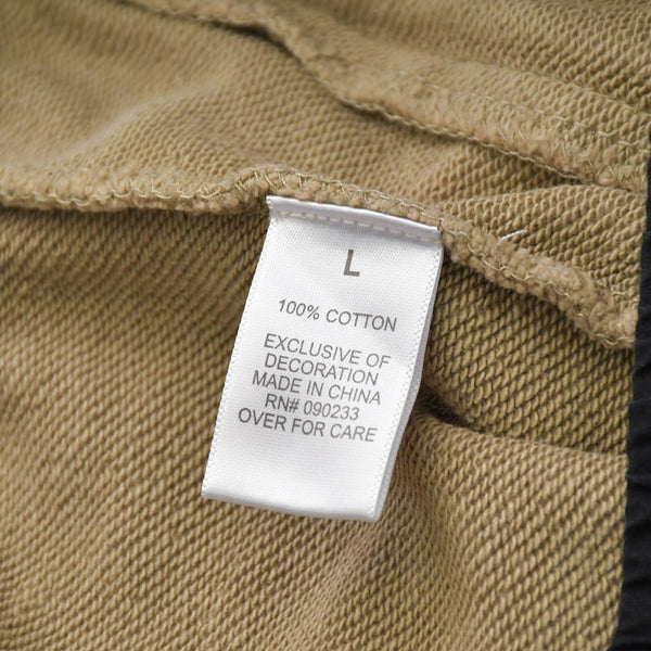 FOG ESSENTIALS エフオージー エッセンシャルズ ドローストリング スウェット ショーツ Lサイズ ベージュ ブラック ジェリーロレンゾ 美品 中古 4a007307