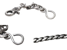 画像をギャラリービューアに読み込む, CHROME HEARTS クロムハーツ 1クリップショート Sクラシック ウォレットチェーン 重量約185.9g 全長約38cm 1996/925刻印 美品 中古 4c073084