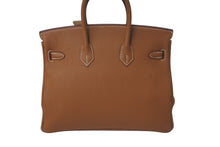 Load image into Gallery viewer, 新品未使用 HERMES エルメス ハンドバッグ B刻印 バーキン25 ゴールド ゴールド金具 トゴ 中古 4c073524