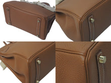 Load image into Gallery viewer, 新品未使用 HERMES エルメス ハンドバッグ B刻印 バーキン25 ゴールド ゴールド金具 トゴ 中古 4c073524
