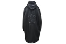 画像をギャラリービューアに読み込む, 極美品 CHROME HEARTS クロムハーツ レザーフーデッドコート サイズL BSフレアパッチ セメタリークロスパッチ ダガージップ 中古 4c073766