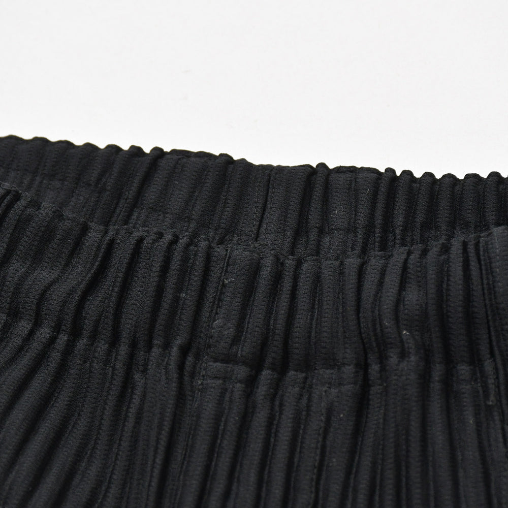 HOMME PLISSE ISSEY MIYAKE オムプリッセ イッセイミヤケ プリーツパンツ イージーパンツ スラックス ブラック HP55JF150 サイズ1 美品 中古 4a007434