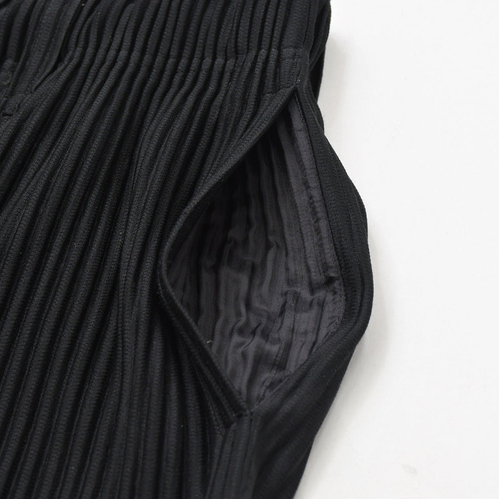 HOMME PLISSE ISSEY MIYAKE オムプリッセ イッセイミヤケ プリーツパンツ イージーパンツ スラックス ブラック HP55JF150 サイズ1 美品 中古 4a007434