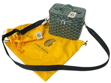 画像をギャラリービューアに読み込む, 新品未使用 GOYARD ゴヤール 2WAY ショルダー ミューズ ヴァニティケース グリーン ゴヤールディンキャンバス シルバー金具 中古 4c074787