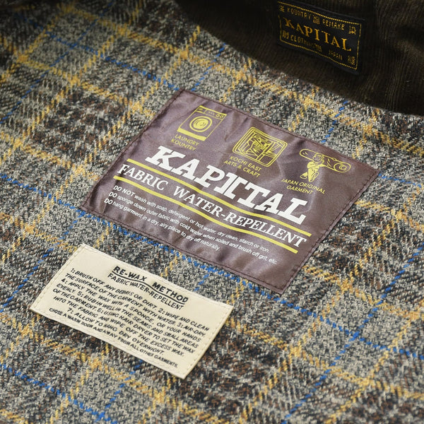 KAPITAL Capital 24AW Cotton Weather Oil Coating Baseball Jacket K2409LJ027 Size XL Brown Good Condition Used 4a007455