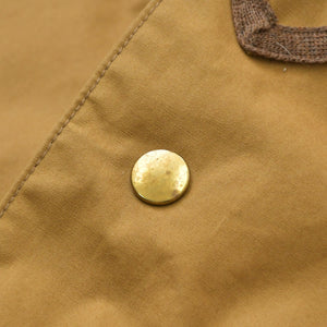 KAPITAL Capital 24AW Cotton Weather Oil Coating Baseball Jacket K2409LJ027 Size XL Brown Good Condition Used 4a007455