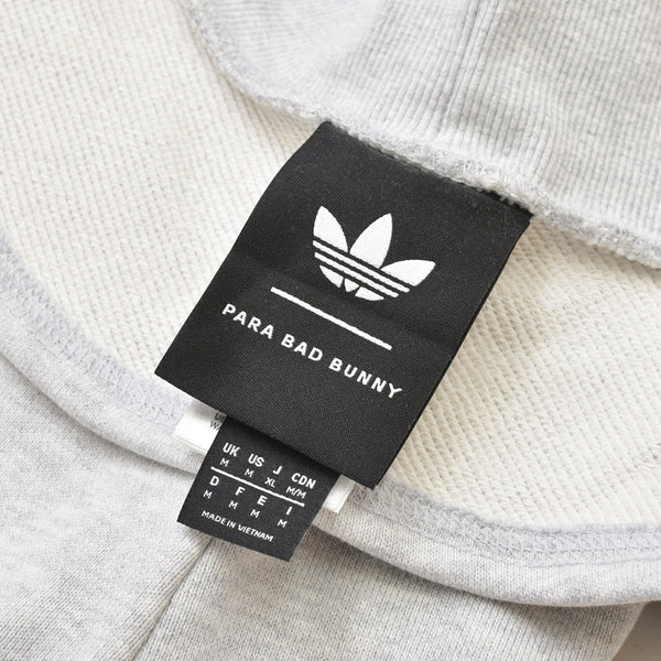 新品未使用 ADIDAS アディダス x BAD BUNNY バッドバニー クルーネック フーデッドバラクラバ スウェットシャツ KF1798 サイズM 中古 4a007475